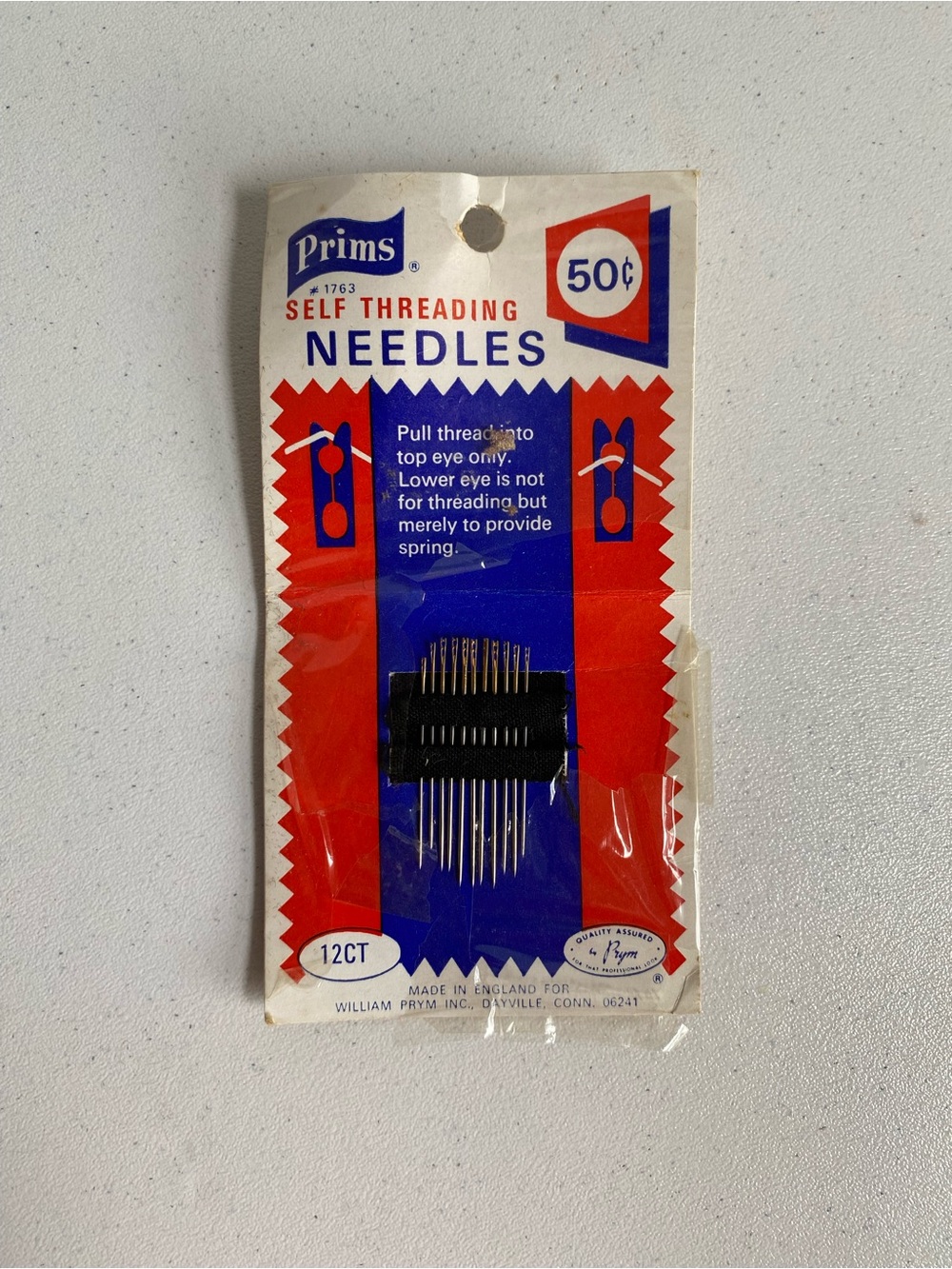Vintage 60s/70s Prims Self Threading Needles